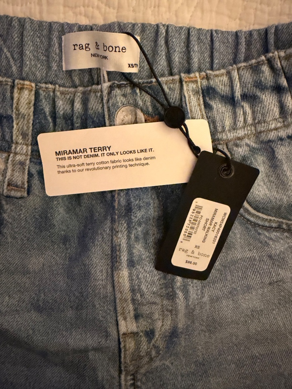NWT Rag & Bone Miramar Walking Short in Kacy size XS - Picture 8 of 9